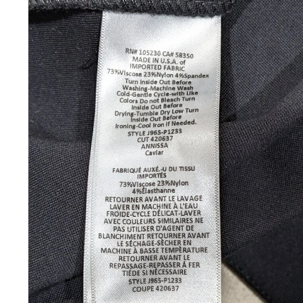Joie Women's Annissa Caviar Black Dress Pants Size 10
